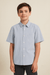 Jack & Jones Boy's Blue Striped Short Sleeves Shirt | Jack & Jones In Lebanon