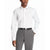 Calvin Klein Men's White Geometric Gray Prints Steel Plus Slim Fit Dress Shirt | Calvin Klein In Lebanon