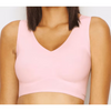 Calvin Klein Women's Pink Nymphs Thighs Invisibles Bralette