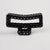 Twelve Women's Black Chain-Link Design Hair Claw Clip