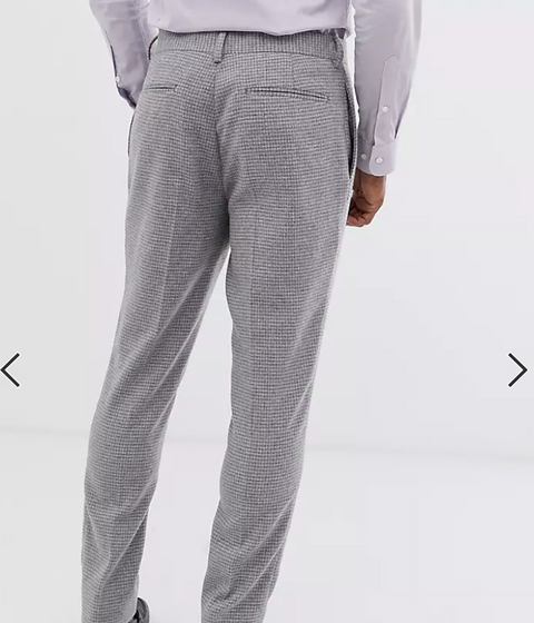 ASOS DESIGN  Men's Gray Trouser Suit  AMF828 (SP1)