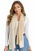 On 34th Women's Beige Ribbed Knit Oblong Scarf | On 34th in Lebanon