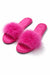 I.N.C. International Concepts Women's Fuchia Satin Pom Slide Boxed Slippers|I.N.C. International Concepts in Lebanon