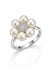 R.H Macy & Co Women's Silver Pearl Blossom Ring | R.H Macy & Co In Lebanon
