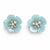 On 34th Women's Blue Flower Stud Earrings | On 34th in Lebanon