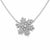 Giani Bernini Women's Silver Cubic Zirconia Snowflake Penda Necklace | Giani Bernini In Lebanon