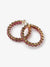 ON 34th Women's Pink & Gold Crystal Station Medium Hoop Earrings | ON 34th In Lebanon