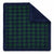 Celio Dark Green & Navy Checkered Blanket |Celio In Lebanon