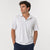 Greg Norman Men's White Printed Polo Neck T-Shirt | Greg Norman In Lebanon