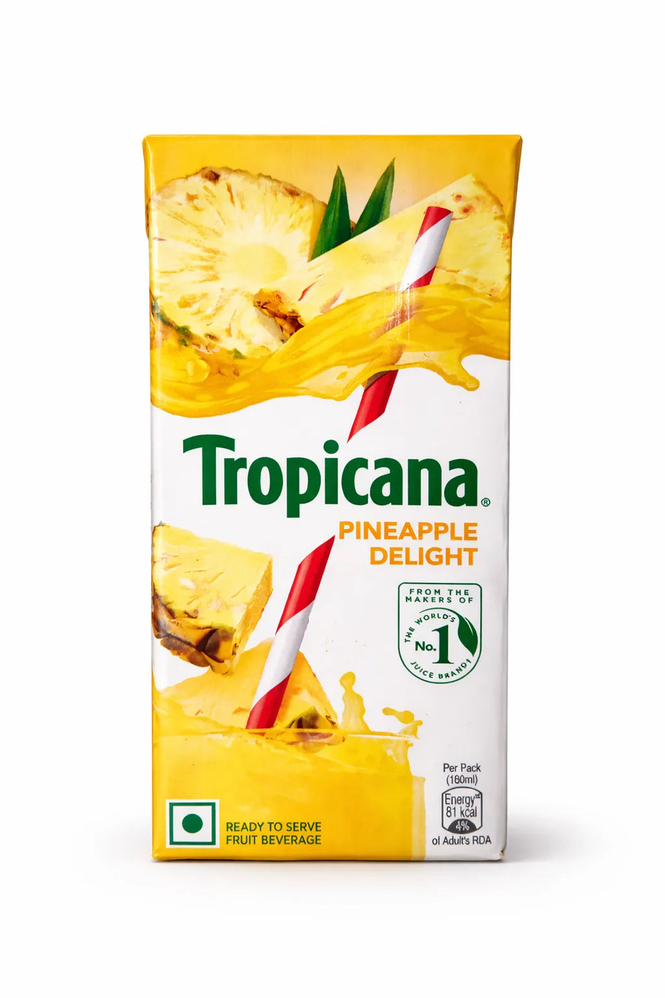 Tropicana Slice Pineapple Juice 180ml | Tropicana In Lebanon