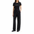 Emporio Armani Women's Black Elasticated-Waist Pants | Emporio Armani in Lebanon