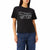 Emporio Armani Women's Black Appliqué Logo T-Shirt | Emporio Armani In Lebanon