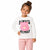 Zara Girl's White "Always Myself" Graphic Sweatshirt | Zara In Lebanon