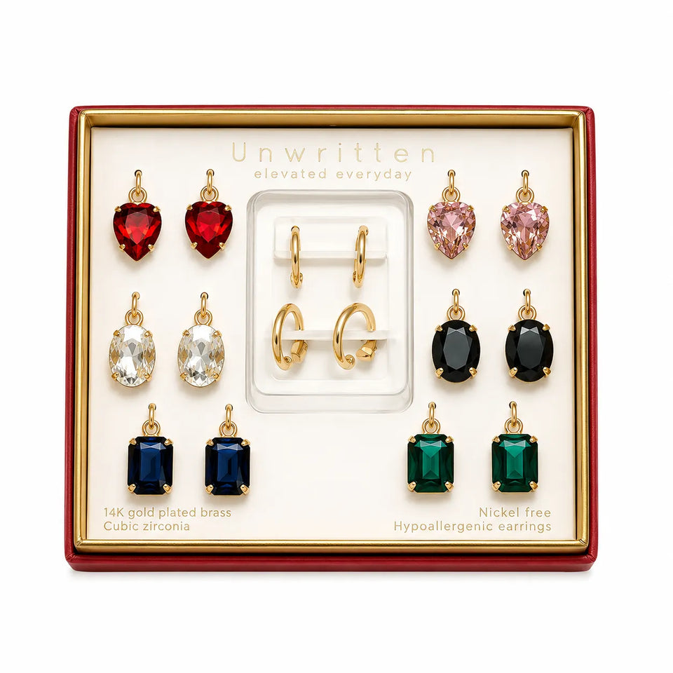 Unwritten Women's Multicolor Mix and Match Hoop Earring Set | Unwritten in Lebanon