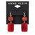 Anne Klein Women's Red Stone Earrings |Anne Klein in Lebanon