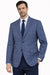 Michael Kors Men's Blue Classic Fit Check Blazer Suit |Michael Kors In Lebanon