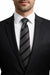 Alfani Men's Black & Gray Desbrosses Stripe Tie | Alfani In Lebanon