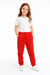 Teens By Chg Girl's Red Light Weight Side Zip Pants | Teens By Chg In Lebanon