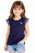 Ativo Girl's Navy Raffle Sleeveless Blouse | Ativo In Lebanon