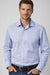 Nick Graham Men's Light Blue Slim Fit Stretch Performance Dress Shirt | Nick Graham In Lebanon