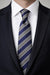 Alfani Men's Navy & Gray Bartel Stripe Tie | Alfani In Lebanon