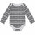 Yoga Sprout Baby Boy's Grey/Black Long Sleeve Bodysuit |Yoga Sprout in Lebanon