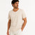 Celio Men's Off White Linen T-Shirt | Celio In Lebanon