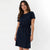 Tommy Hilfiger Women's Navy Ribbed Bodycon Midi Dress | Tommy Hilfiger in Lebanon
