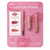 Purlisse Women's Pack of 3 Pinky Nude Lip Kit