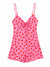 Forever 21 Women's Pink Sweet Cherry Print Satin Tie-Front Mini Dress| Forever 21 in Lebanon