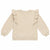 Zara Girl's Beige With Ruffles Details Sweatshirts | Zara In Lebanon