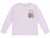 Zara Girl's Light Purple " My FAV PLACES " Printed Long Sleeve Blouse | Zara in Lebanon