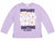 Zara Girl's Light Purple " Derivery Emotions To Share " Printed Long Sleeve Blouse | Zara in Lebanon
