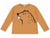 Zara Boy's Light Brown Beaver Graphic Long Sleeve Blouse | Zara in Lebanon