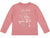 Zara Girl's Dusty Rose With Silver Words Printed Sleeve Blouse | Zara in Lebanon