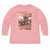 Zara Girl's Pink A Colorful Aster Flower Graphic Printed Sleeve Blouse | Zara in Lebanon