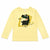 Zara Baby Boy's Light Yellow With Crocodile Printed Long Sleeve Blouse | Zara in Lebanon