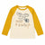 Zara Baby Boy's White/Mustard " How U Doin ? " Printed Long Sleeve Blouse | Zara in Lebanon