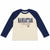Zara Boy's Navy/Light Beige "New York " Printed Blouse | Zara in Lebanon