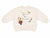 Zara Baby Girl's Light Beige Flower Printed Sweatshirt | Zara in Lebanon