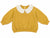 Zara Girl's Mustard With Ruffled Collar Sweatshirt | Zara in Lebanon