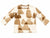 Zara Baby Boy's Off White With An Abstract Brown Mountain Pattern Long Sleeve Blouse | Zara in Lebanon