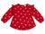 Zara Baby Girl's Red Flowers Printed Long Sleeve Blouse | Zara in Lebanon