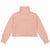 Zara Girl's Light Pink "Rough Heart " Printed With Turtle Neck Cropped Blouse | Zara in Lebanon