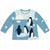 Zara Boy's Aqua With White Penguin Graphic Print Long Sleeve Blouse | Zara in Lebanon