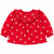 Zara Baby Girl's Red Flowers Printed With Ruffles Long Sleeve Blouse | Zara in Lebanon