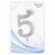 SD Silver Decorative Crown Details Acrylic Number 5 Cake Topper | SD in Lebanon