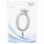 SD Silver Decorative Crown Details Acrylic Number 0 Cake Topper | SD in Lebanon