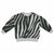 Zara Baby Girl's Grey /Olive Green Lines Printed Sweatshirt | Zara in Lebanon