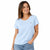 Tommy Hilfiger Women's Light Blue Cuffed Sleeves T-Shirt | Tommy Hilfiger in Lebanon
